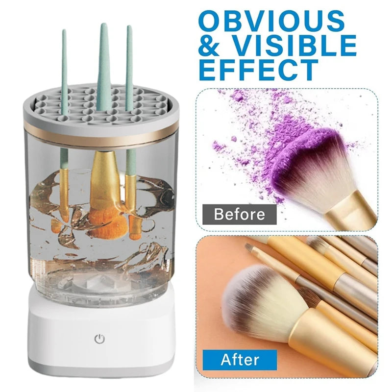 Makeup Machine Electric USB Quick Cleaner Cleaning Brush