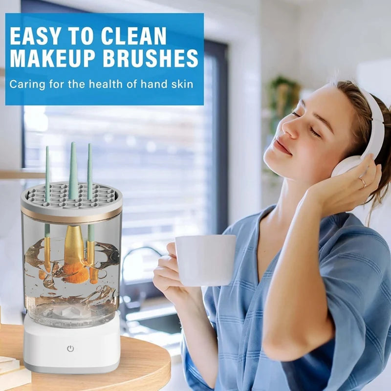 Makeup Machine Electric USB Quick Cleaner Cleaning Brush