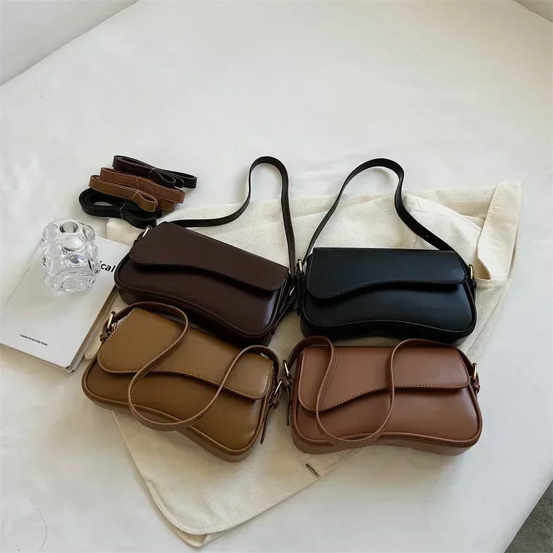 Vintage Leather Crossbody Bags for Women 2025 Designer