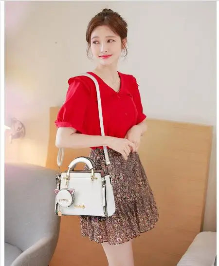 New Trendy Fashion Handbags Atmospheric All-match Ladies Shoulder Bag